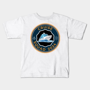 On Cruise Squad 2024, Cruise Shirts, Cruise Tees, Plus Sizes Available, Cruise Tees, Family Cruise Shirts, Family Vacation Shirts, T-shirt Kids T-Shirt